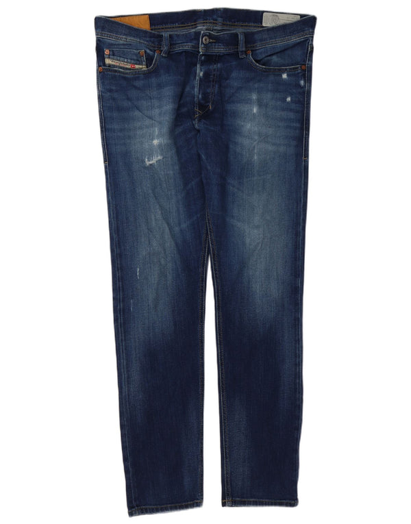 Jeans Tepphar Distressed Carrot Slim pentru bărbați Diesel W36 L32 Bumbac albastru