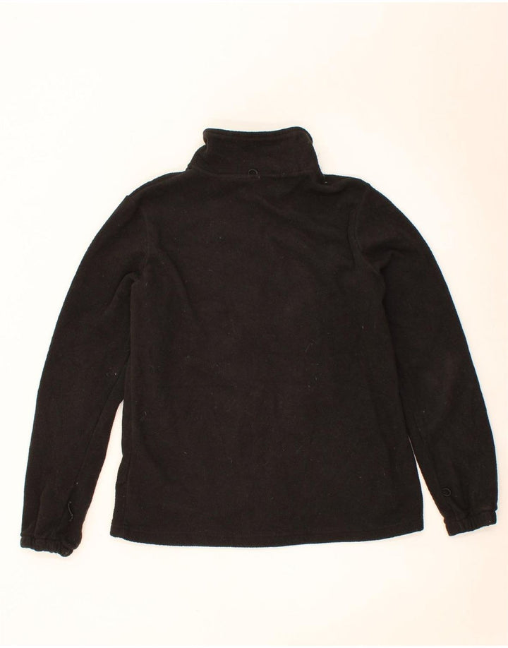 MOUNTAIN WAREHOUSE Womens Fleece Jacket UK 10 Small Black Polyester Vintage Mountain Warehouse and Second-Hand Mountain Warehouse from Messina Hembry 