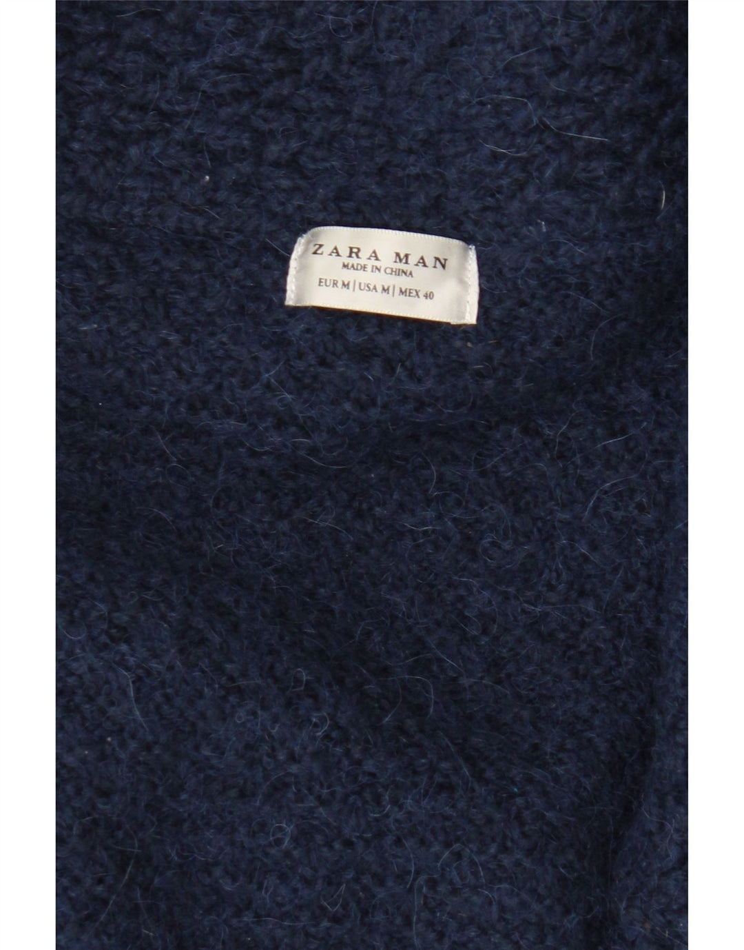 Pulover cardigan pentru bărbați Zara Mediu Bleumarin