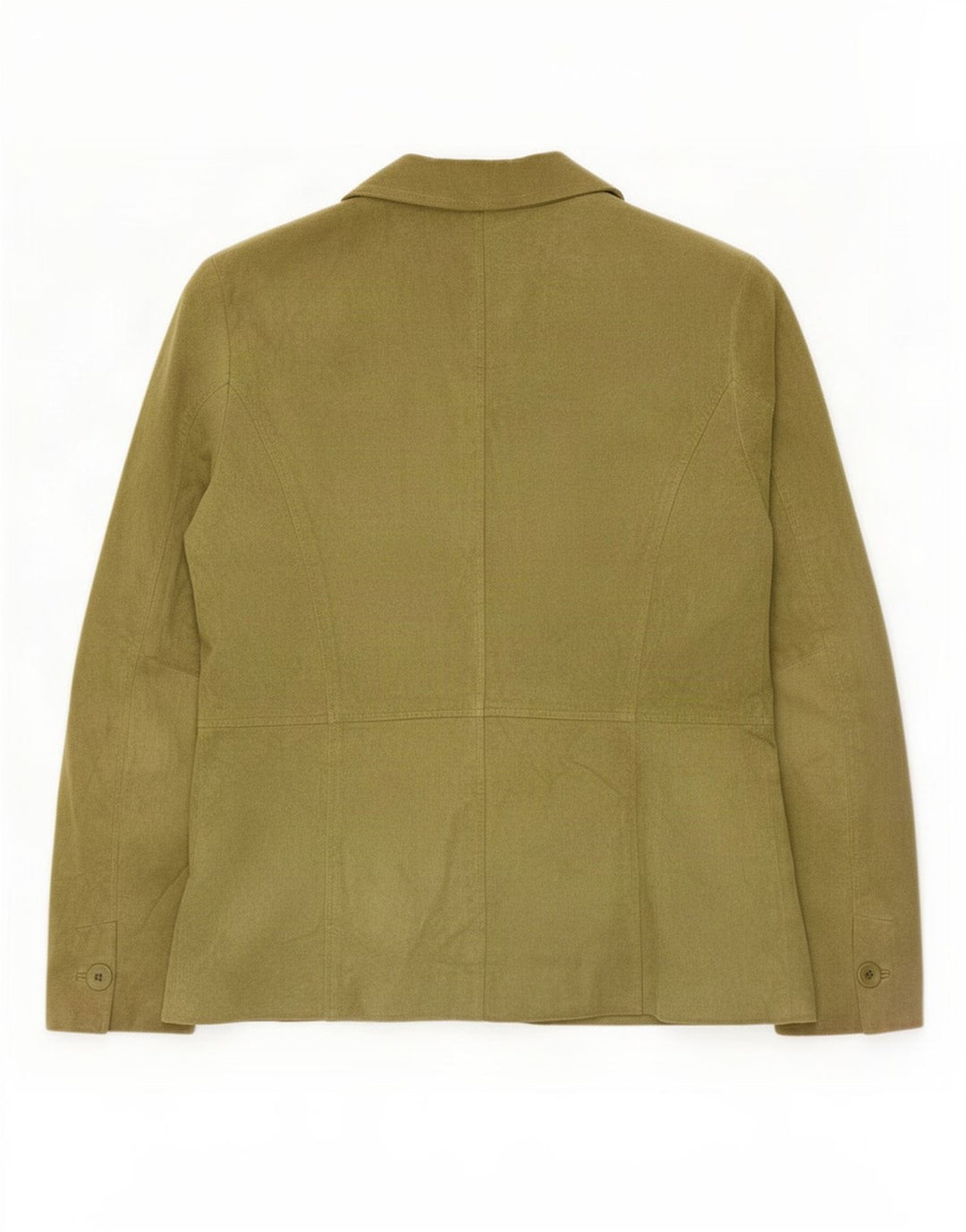 Liz Claiborne Jachetă de damă din piele intoarsa cu 2 nasturi US 6 din piele verde medie