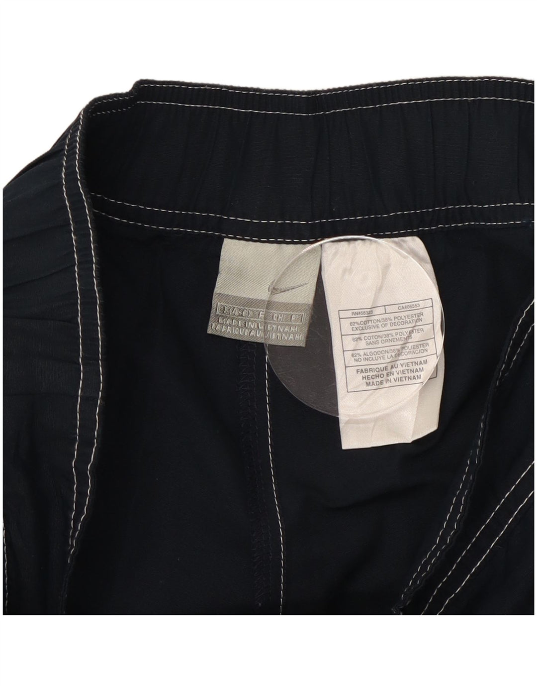 Pantaloni scurți de înot Nike pentru femei US 4/6 mici, albastru bleumarin, bumbac