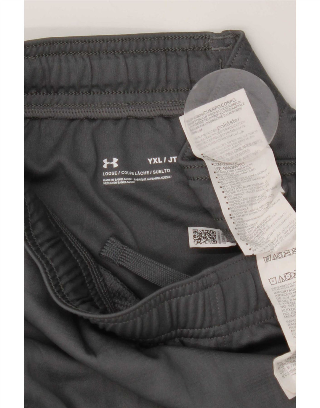 Pantaloni scurți sport pentru băieți Under Armour, 13-14 ani, XL, Gri, Poliester