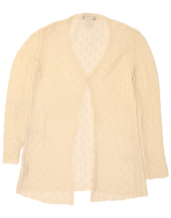 Pulover cardigan transparent pentru femei Les Copains IT 42 Medium Off White