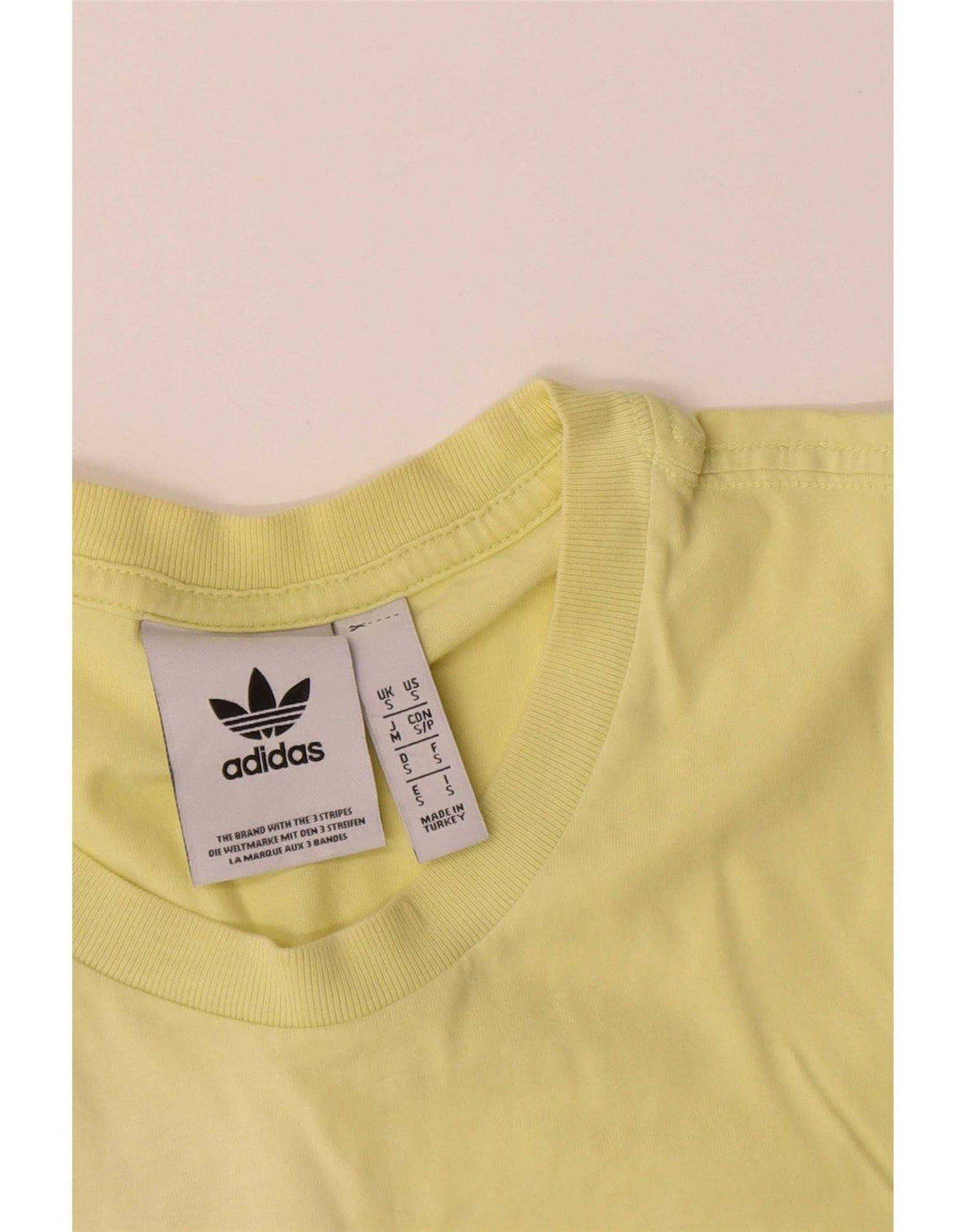 Tricou pentru bărbați Adidas Top mic galben