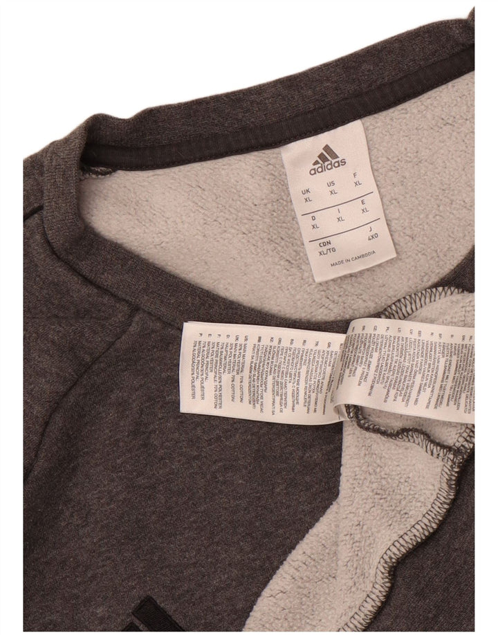 Hanorac pentru bărbați Adidas Jumper XL bumbac gri