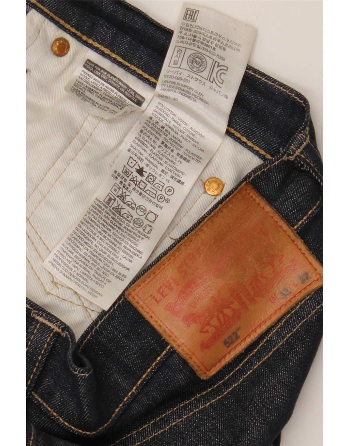 Blugi drepti pentru bărbați Levi's 522 W32 L32 bumbac bleumarin