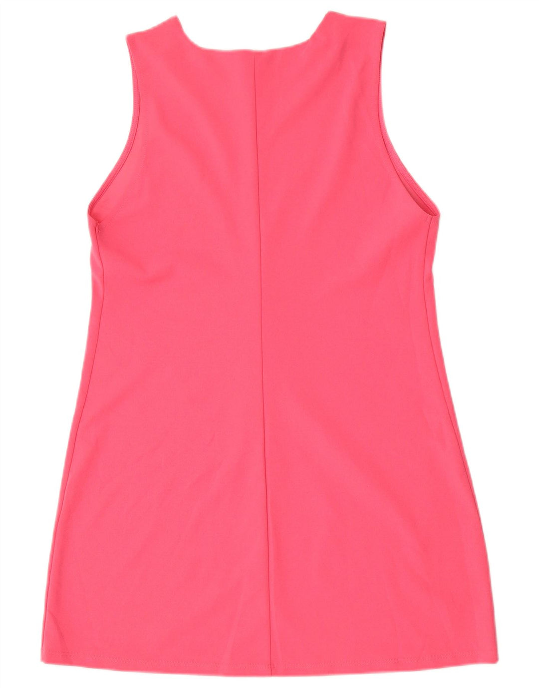 Rochie teacă fără mâneci pentru femei Zara UK 12 Poliester roz mediu