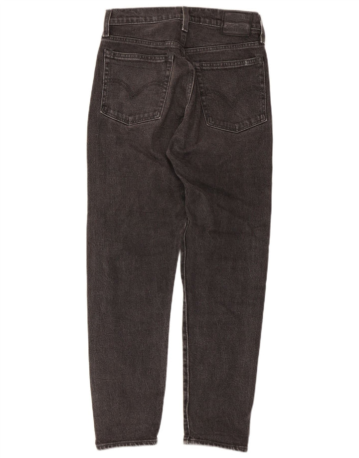 Blugi conici pentru femei Levi's W26 L27 bumbac negru