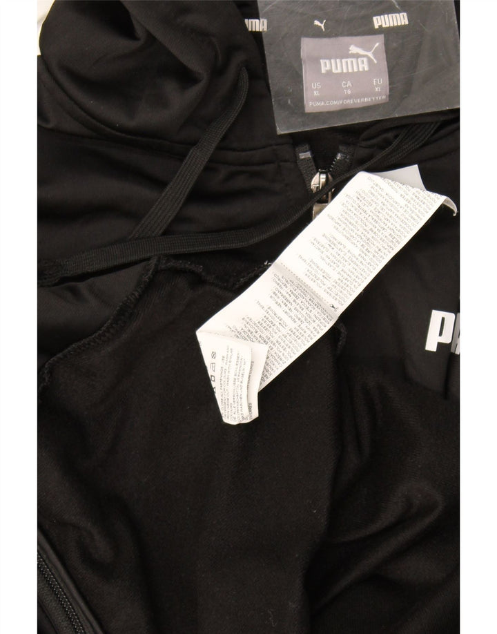 Pulover Puma pentru bărbați, cu fermoar, XL, poliester color bloc