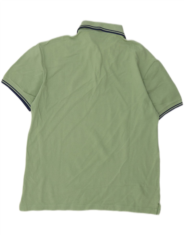 Cămașă polo Fred Perry pentru bărbați, bumbac verde mediu
