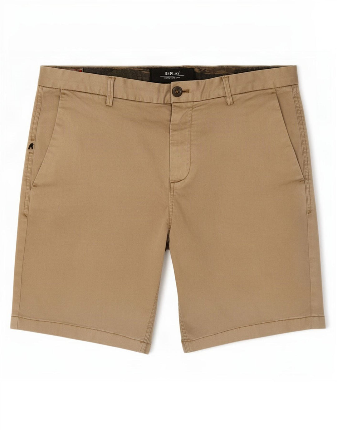 Pantaloni scurți chino pentru bărbați Replay, mari W36, bej