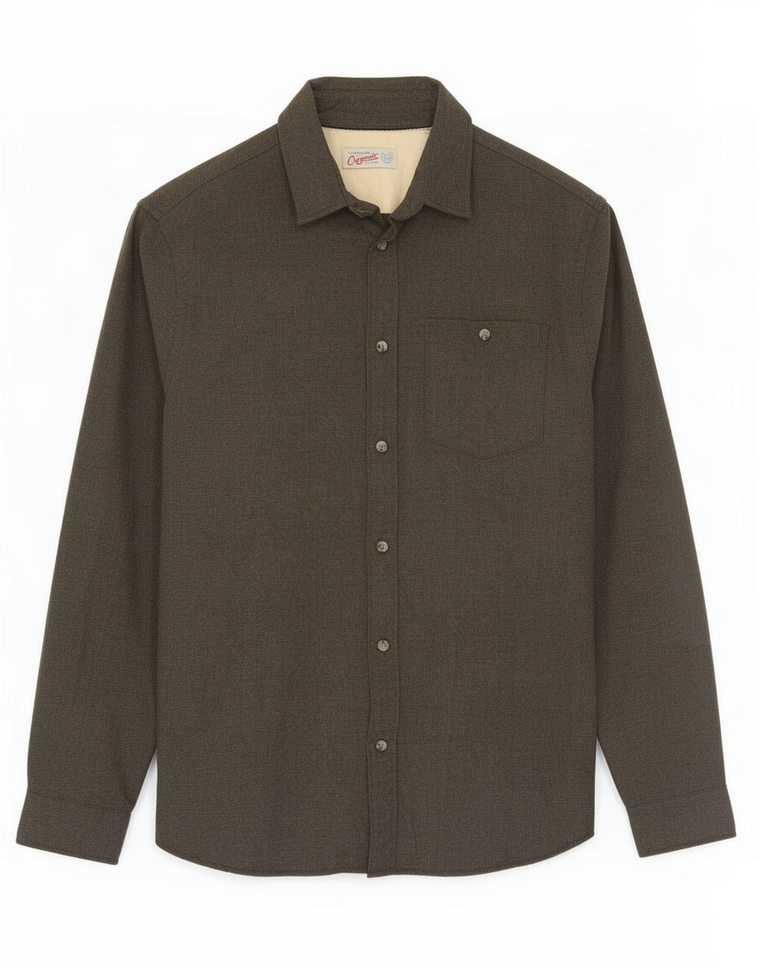 Cămașă de flanel pentru bărbați Jack & Jones, bumbac gri mediu