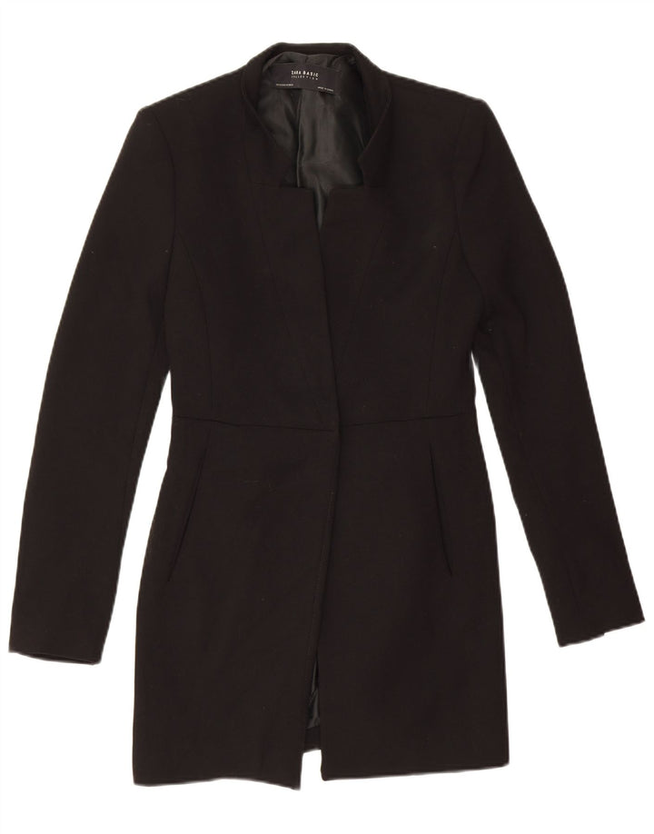 Jachetă Blazer pentru femei Zara UK 6 XS Negru Poliester