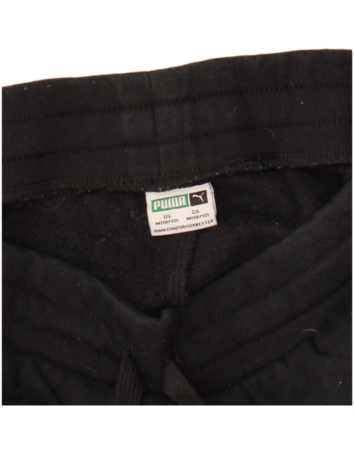 Pantaloni de trening grafic PUMA pentru băieți Pantaloni de jogging 10-11 ani mediu negru