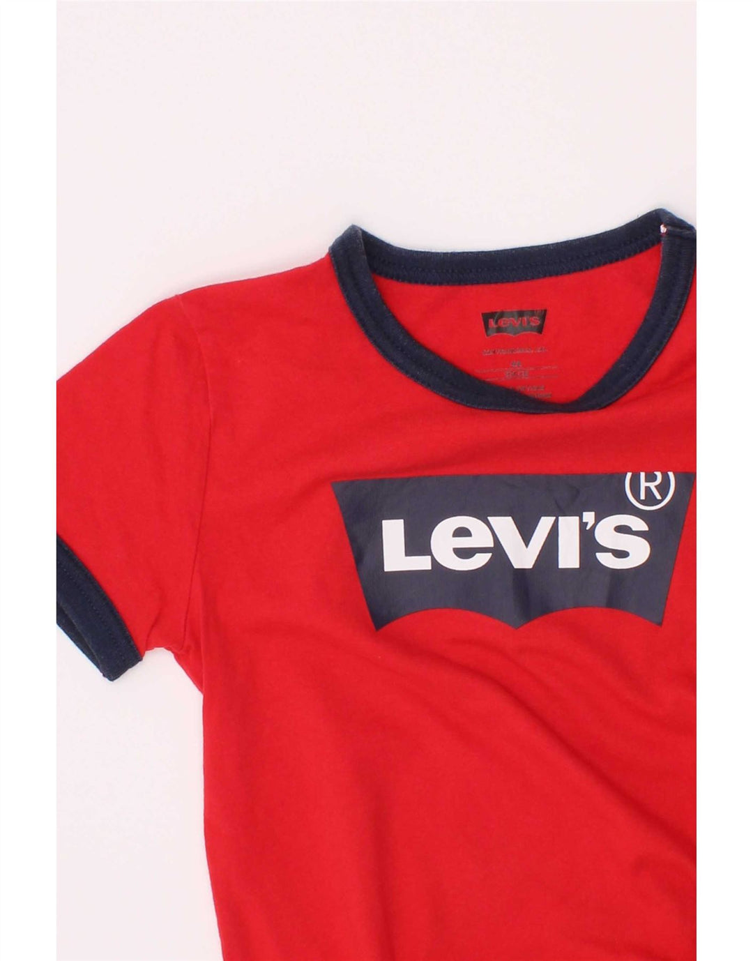 Tricou grafic pentru băieți Levi's Top 3-4 ani roșu colorblock