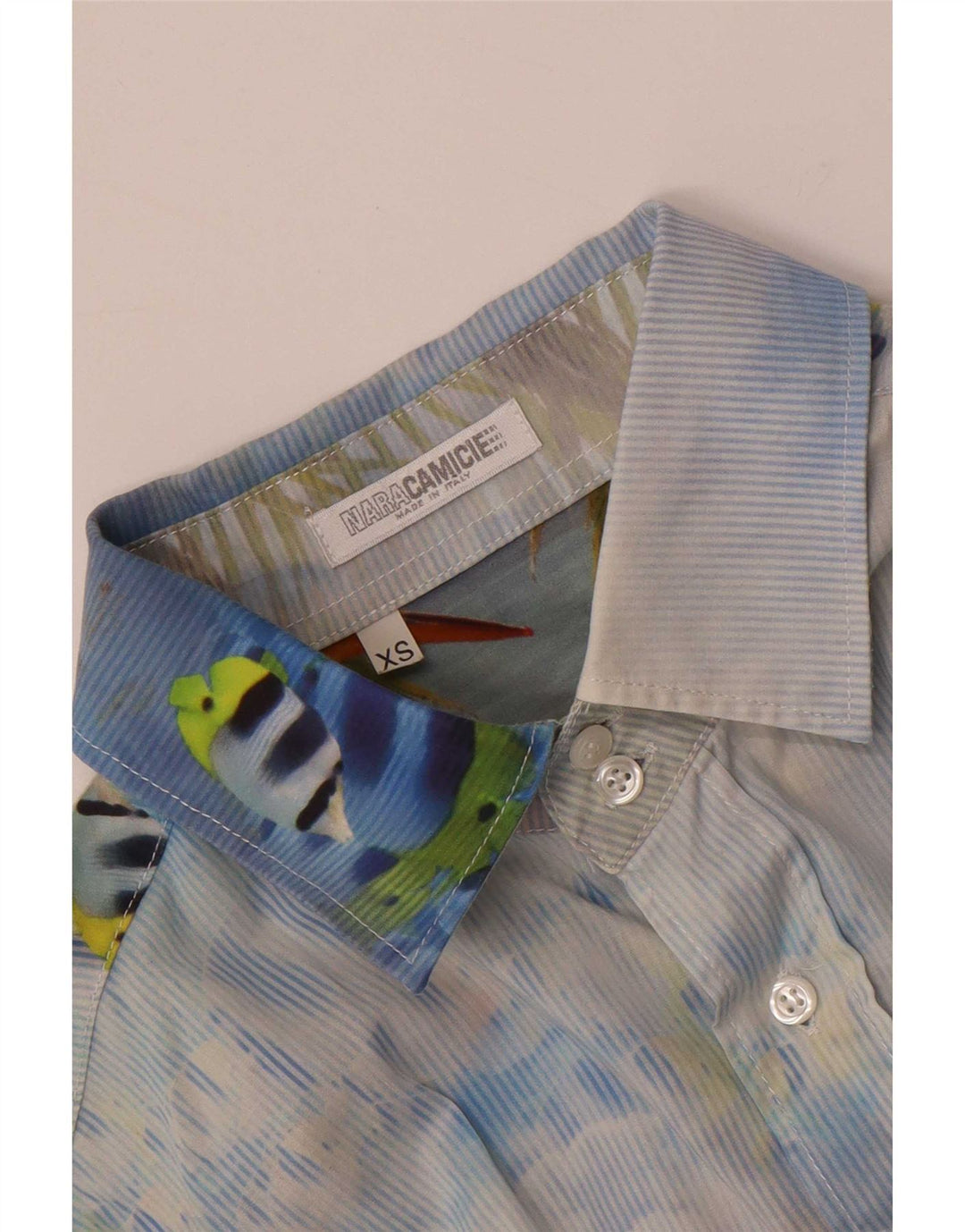 Cămașă grafică pentru bărbați Naracamicee XS Blue Hawaiian