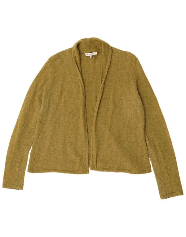 Pulover cardigan deschis pentru femei Laura Ashley UK 14 mare verde