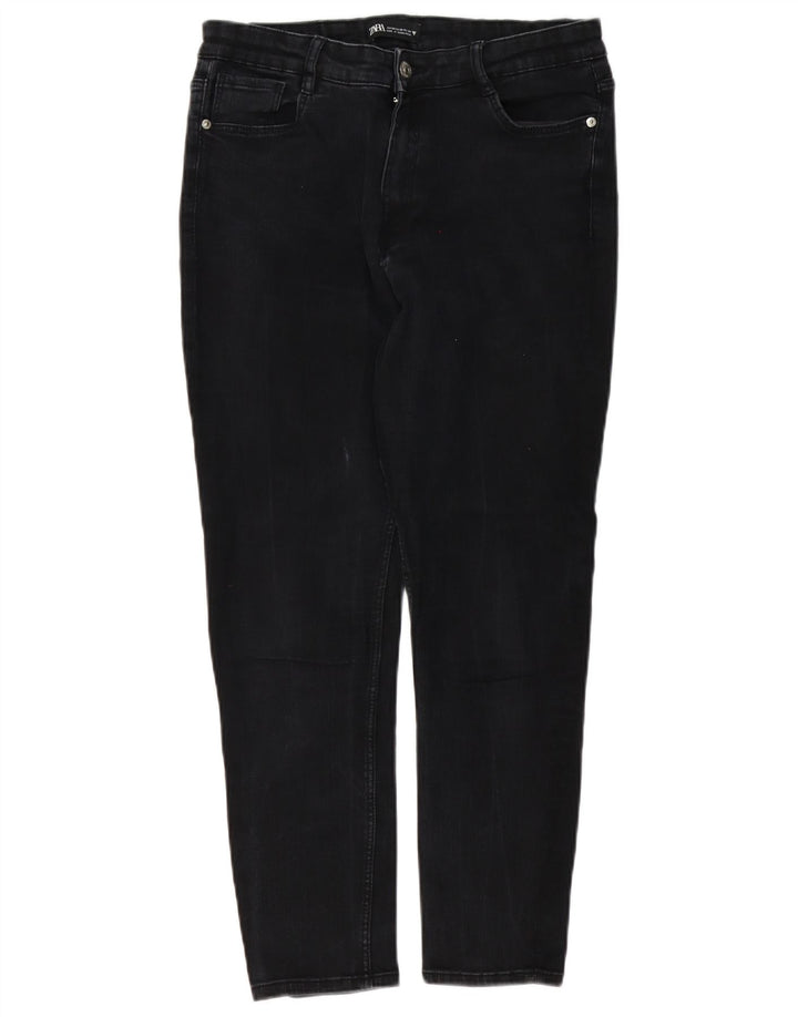 Blugi slim pentru femei Zara EU 44 XL W34 L26 Negri