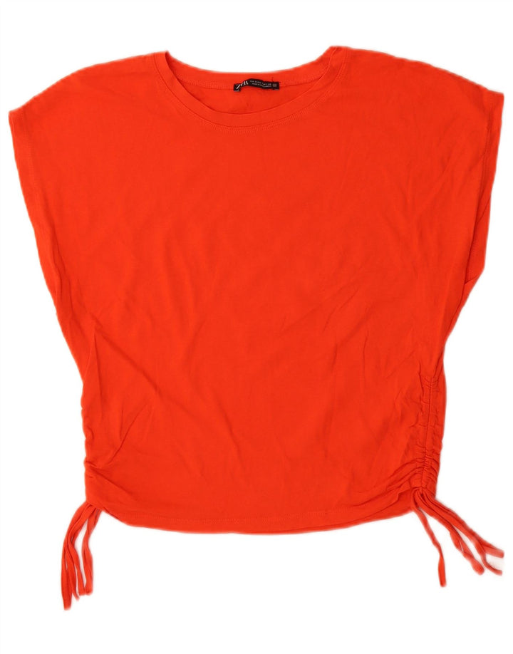 Tricou pentru femei Zara UK 10 Small Orange