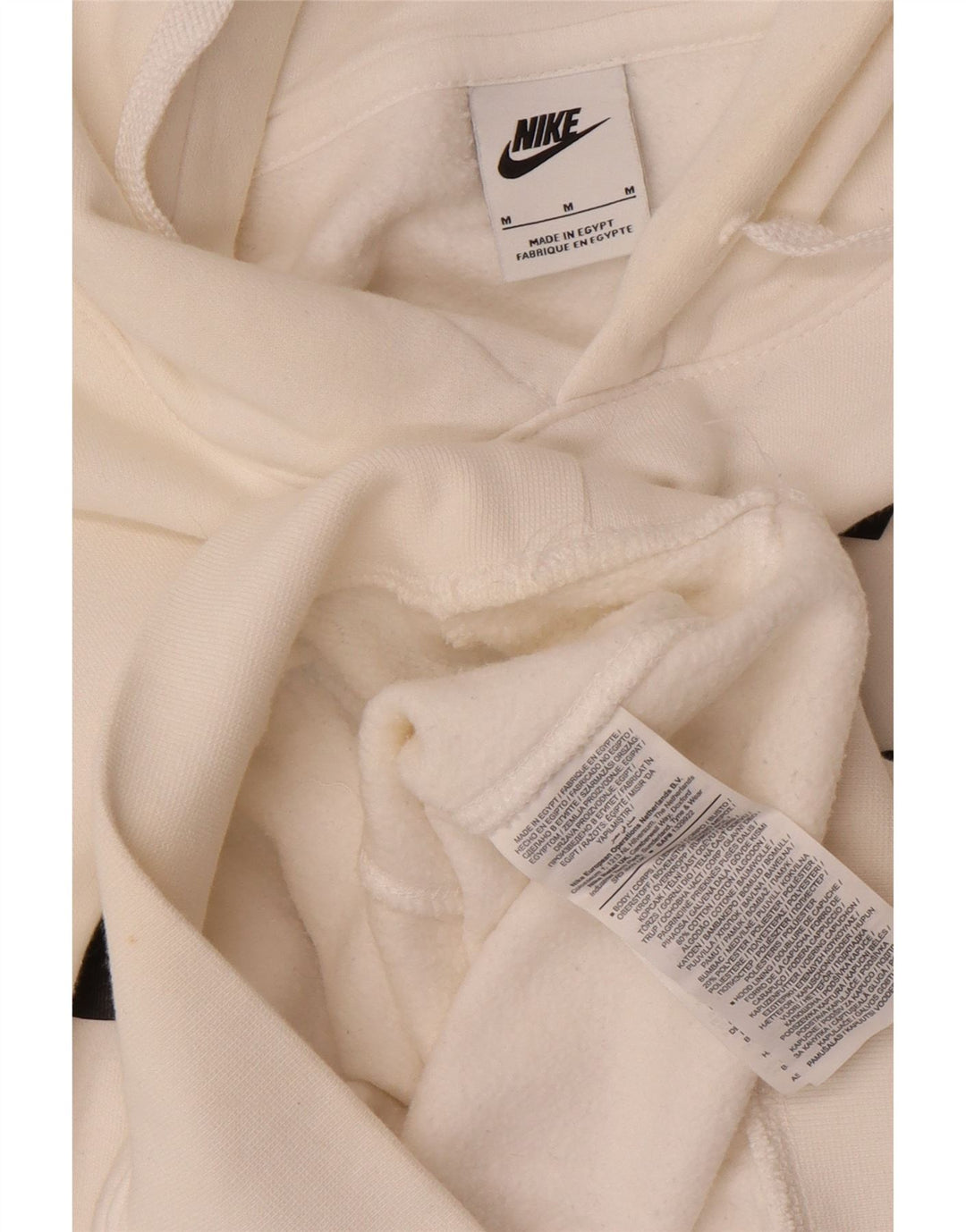 Pulover NIKE Graphic pentru bărbați, bumbac alb mediu