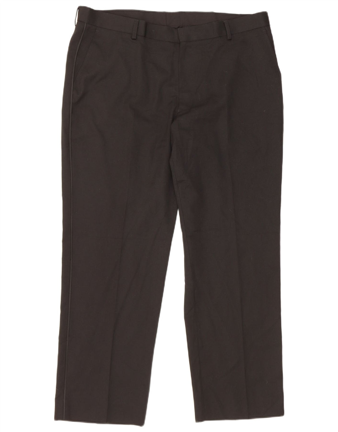 Marks & Spencer Pantaloni drepți pentru bărbați L38 L29 Poliester negru