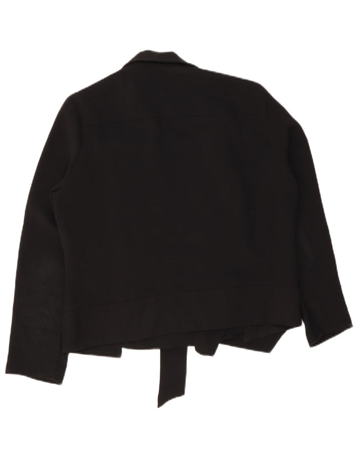 Jachetă motociclist pentru femei Zara UK 14 Medium Negru