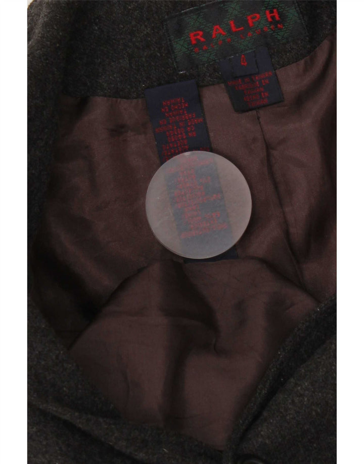 Jachetă pentru femei Ralph Lauren Blazer cu 3 nasturi US 4 Small Gri Lână