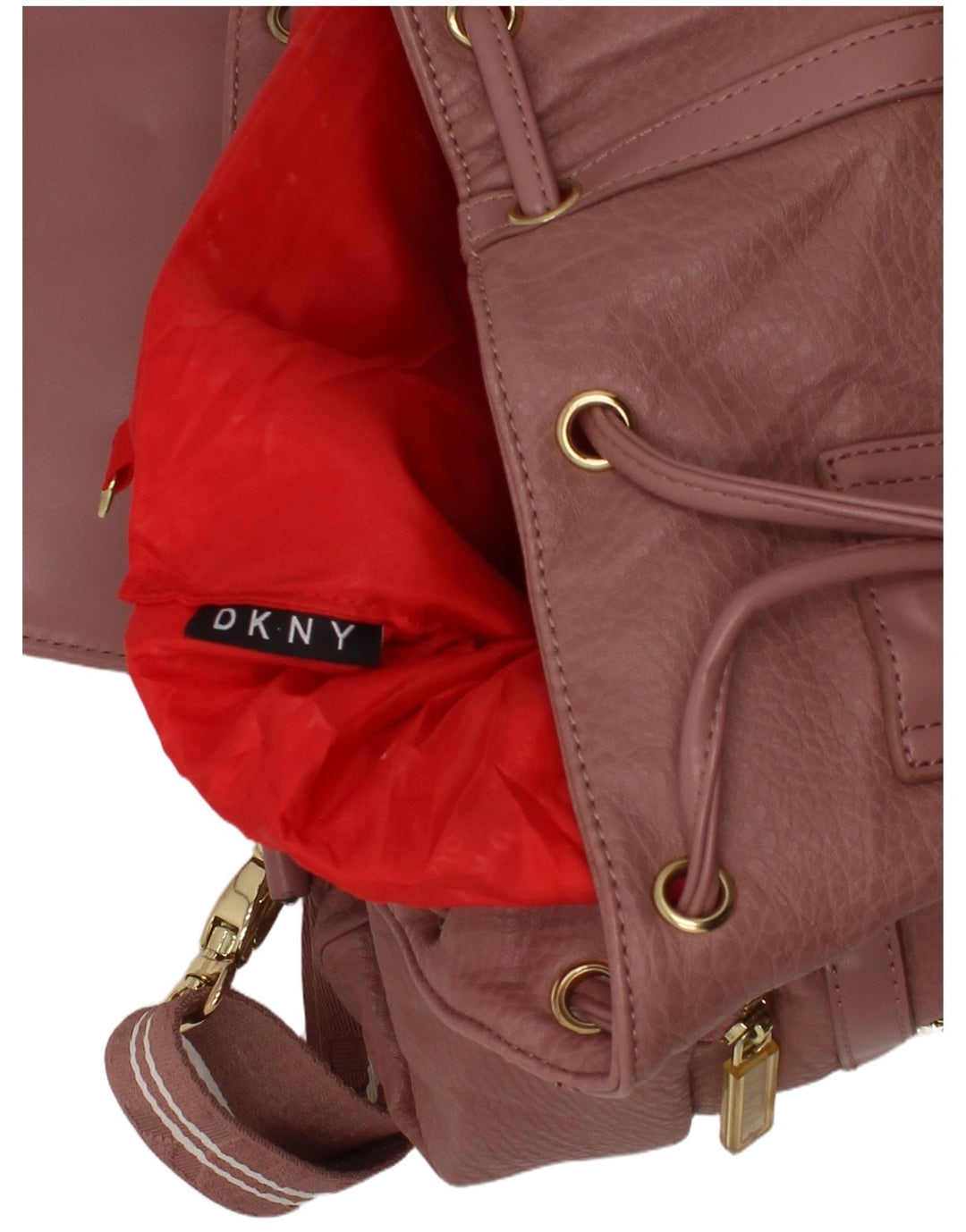 Dkny Rucsac din piele artificială pentru femei, mărime unica, poliuretan roz