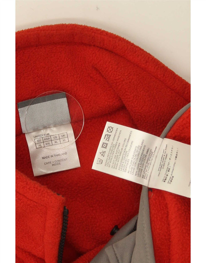Jack Wolfskin pentru bărbați Graphic Liner Fleece Jacket UK 42 XL Poliester roșu