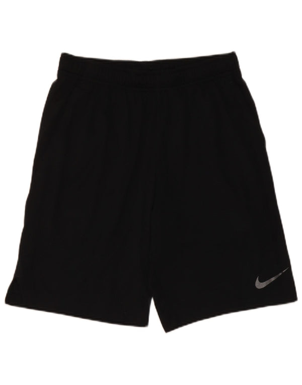 Pantaloni scurți sport Nike Dri Fit pentru bărbați, poliester negru mic