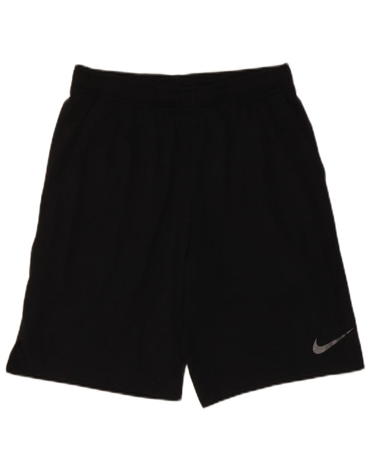 Pantaloni scurți sport Nike Dri Fit pentru bărbați, poliester negru mic
