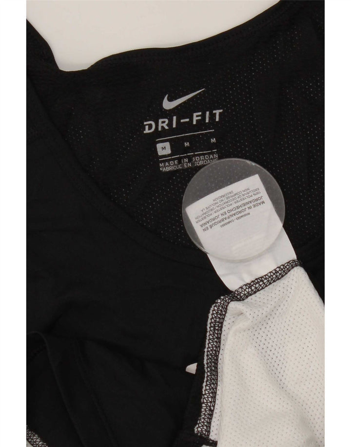 Top cu vestă grafică Nike Dri Fit pentru bărbați, mediu negru, poliester color bloc