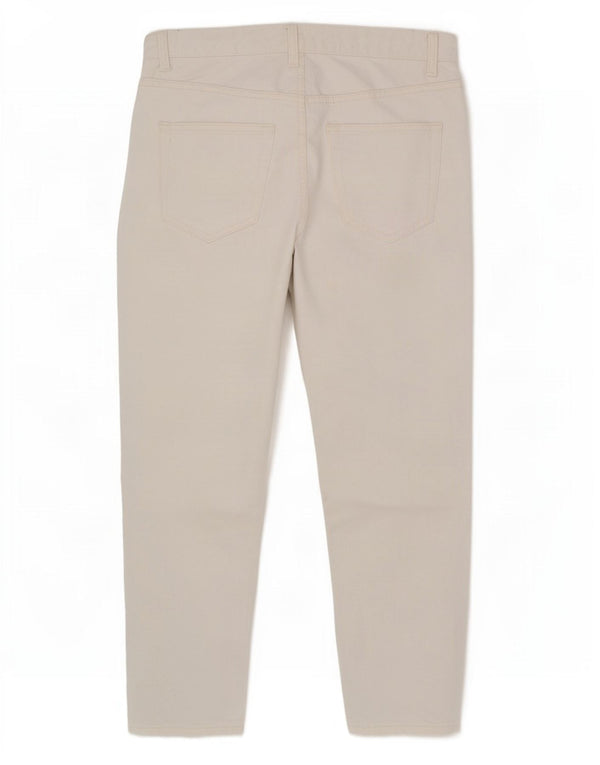 Blugi slim tăiați pentru bărbați Zara EU 42 Large W32 L26 Alb