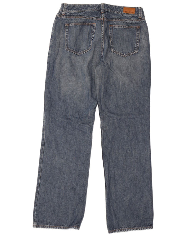 EDDIE BAUER Blugi drepti pentru femei US 6 Medium W30 L30 Bumbac albastru
