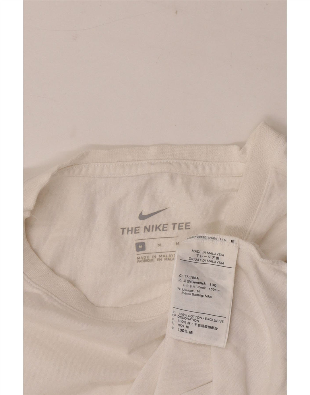 Tricou pentru bărbați Nike Top Medium White Bumbac