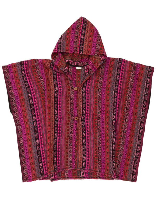 Pulover cardigan supradimensionat cu glugă vintage pentru femei, mărime unica, multicolor