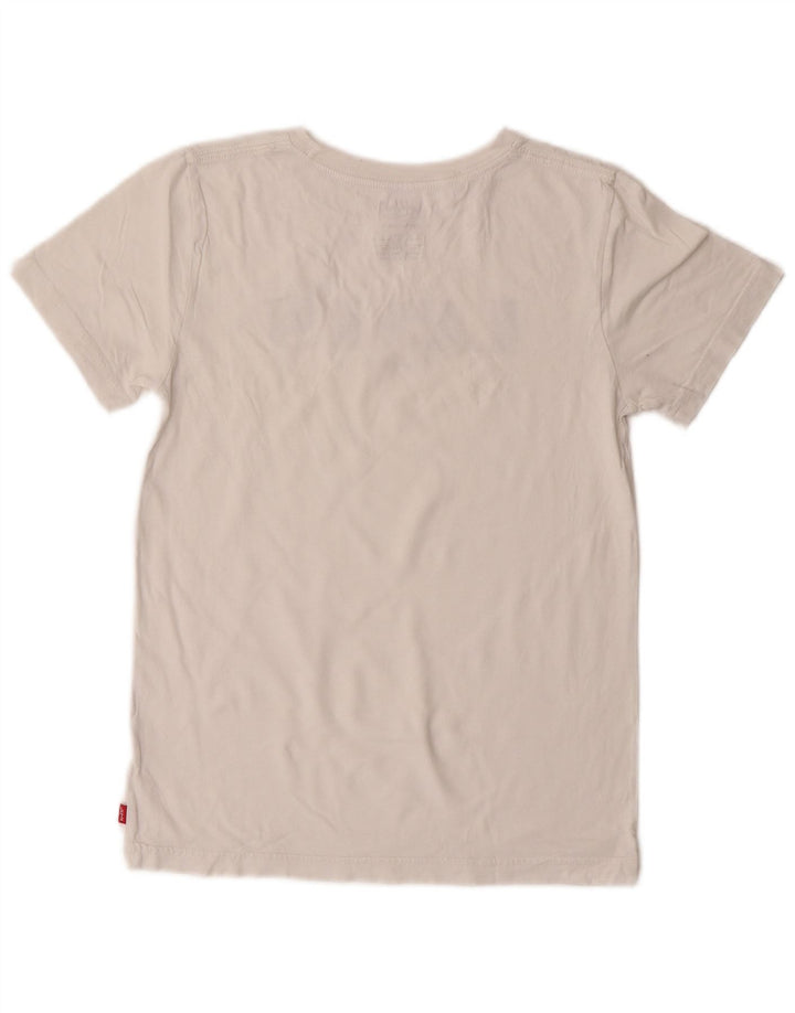 Tricou grafic Levi's pentru baieti Top 13-14 ani alb