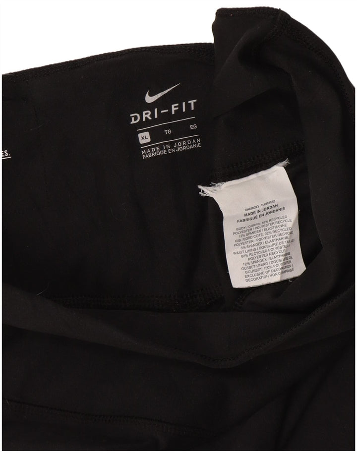 Leggings Dri Fit NIKE pentru femei UK 18 XL poliester negru