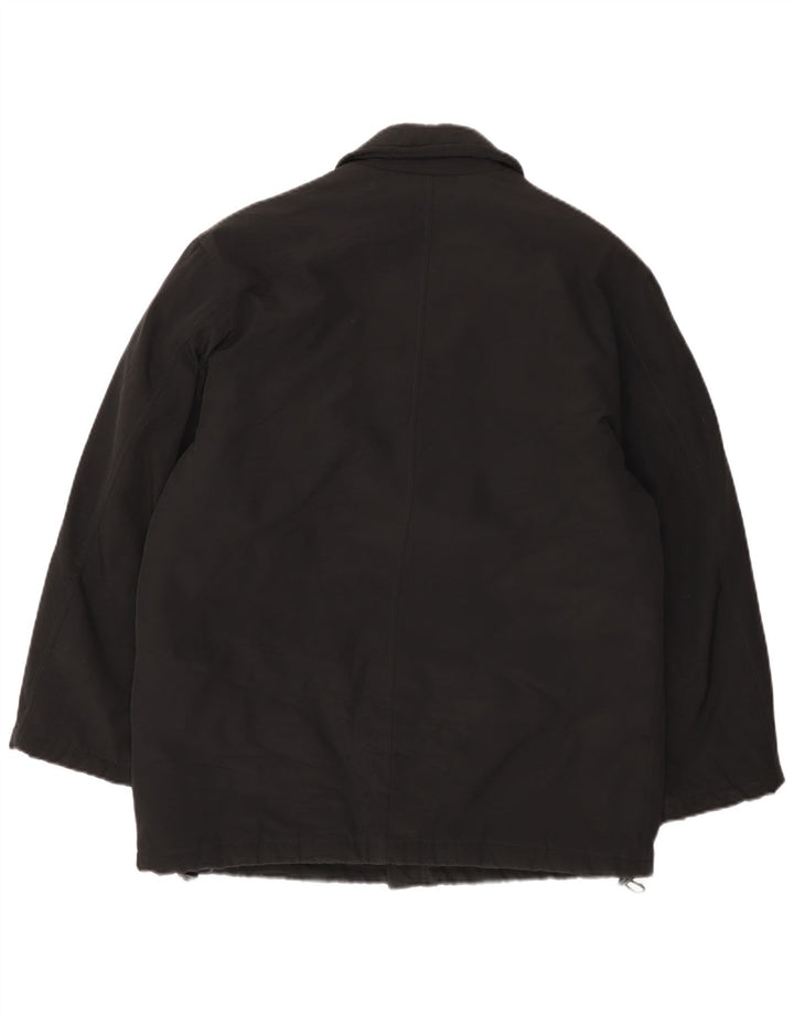 Blue Side Jachetă utilitare pentru bărbați, cu tăiere largă, UK 36, poliester negru mic