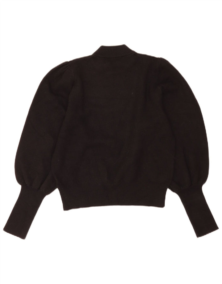Pulover pentru femei cu gât țestoasă Zara UK 12 Medium Negru