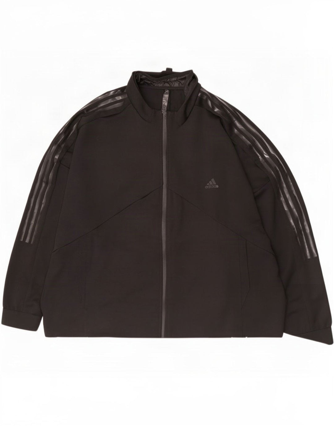 Jachetă de top pentru trening grafic Adidas pentru bărbați 2XL, poliester negru