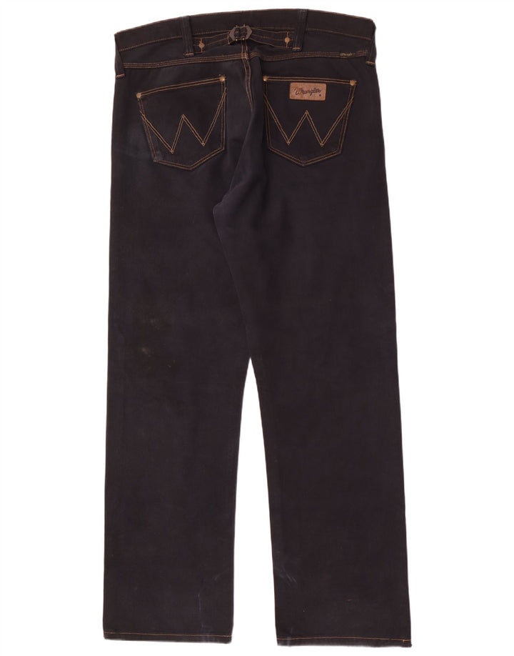 Blugi drepti pentru bărbați Wrangler Casey W36 L34 bumbac negru
