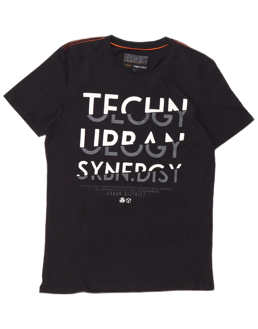 ANGELO LITRICO Tricou grafic pentru bărbați Top mic bumbac negru