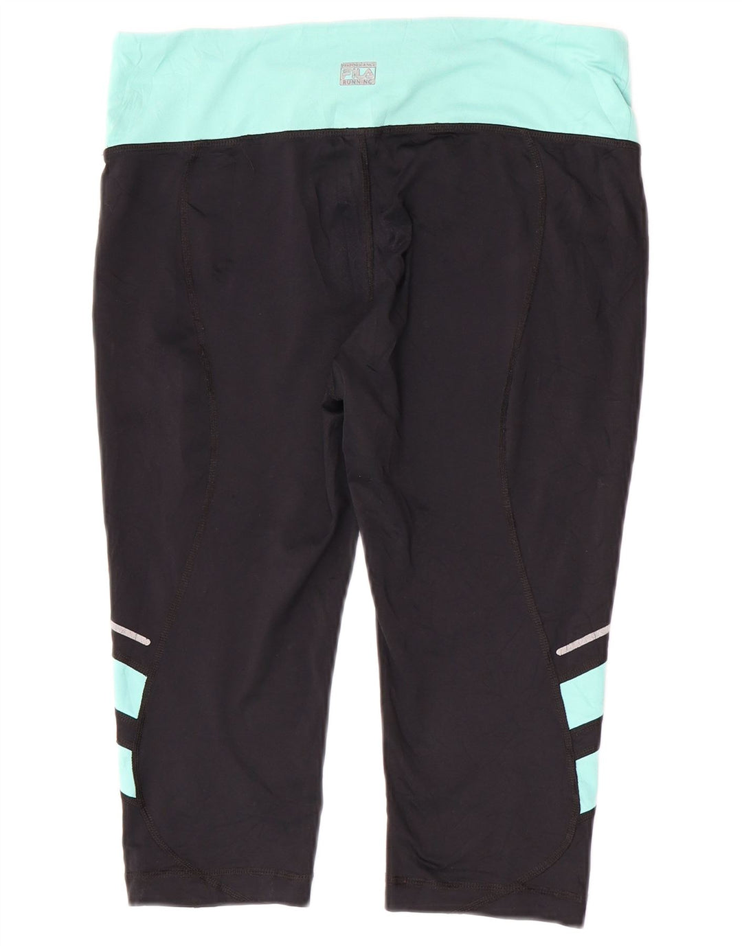 Leggings Capri Fila pentru femei UK 12 Medium Black Colorblock