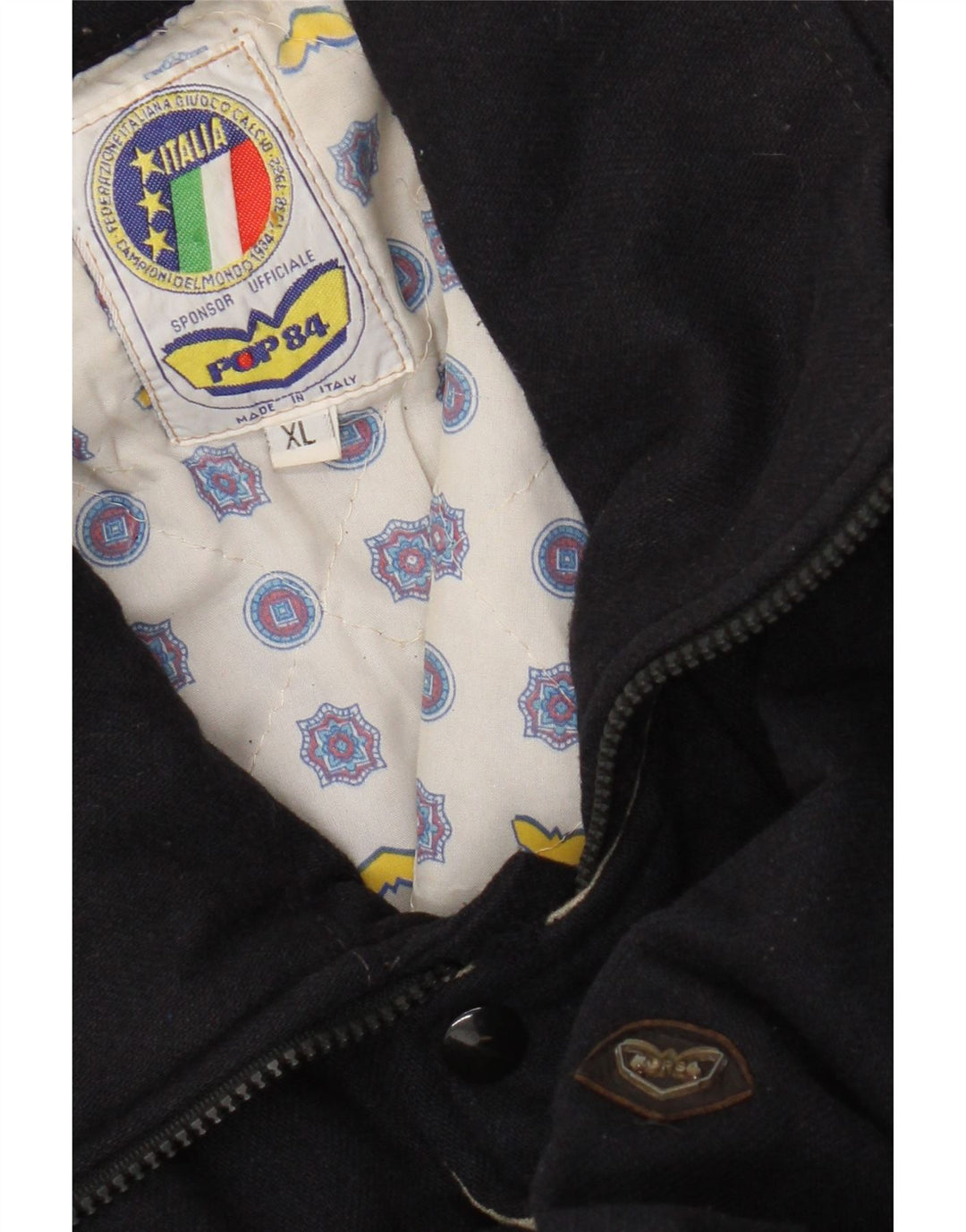 POP 84 Bomber pentru bărbați UK 42 XL Lână bleumarin