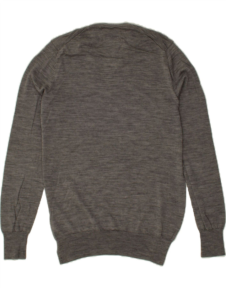 REPLAY Mens V-Neck Jumper Sweater Small Grey Flecked Vintage Replay and Second-Hand Replay from Messina Hembry 