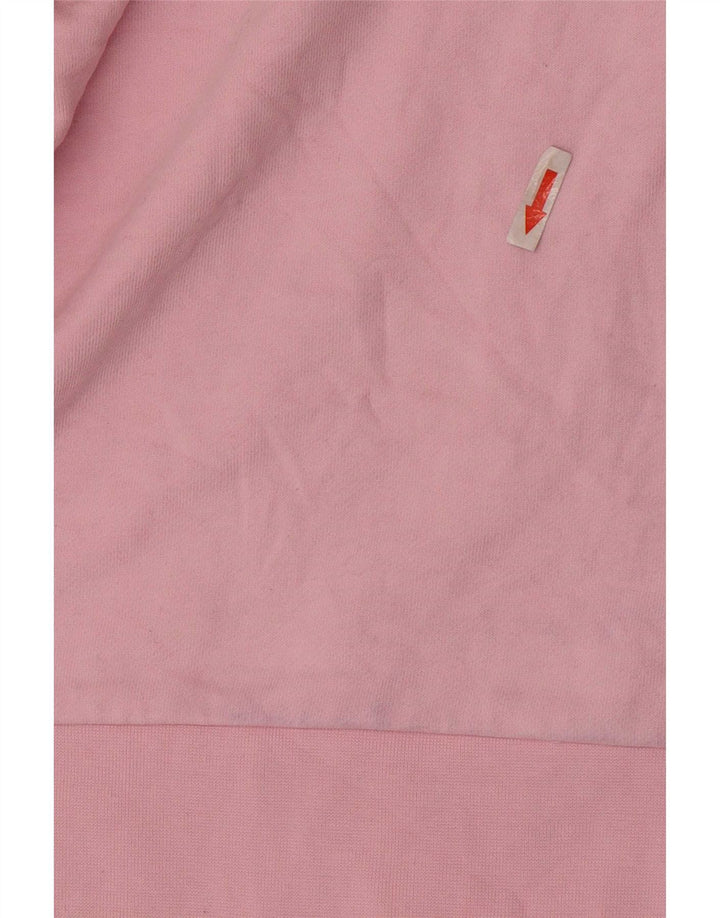 Pulover cu grafic pentru femei Hugo Boss, UK 14, bumbac roz mediu