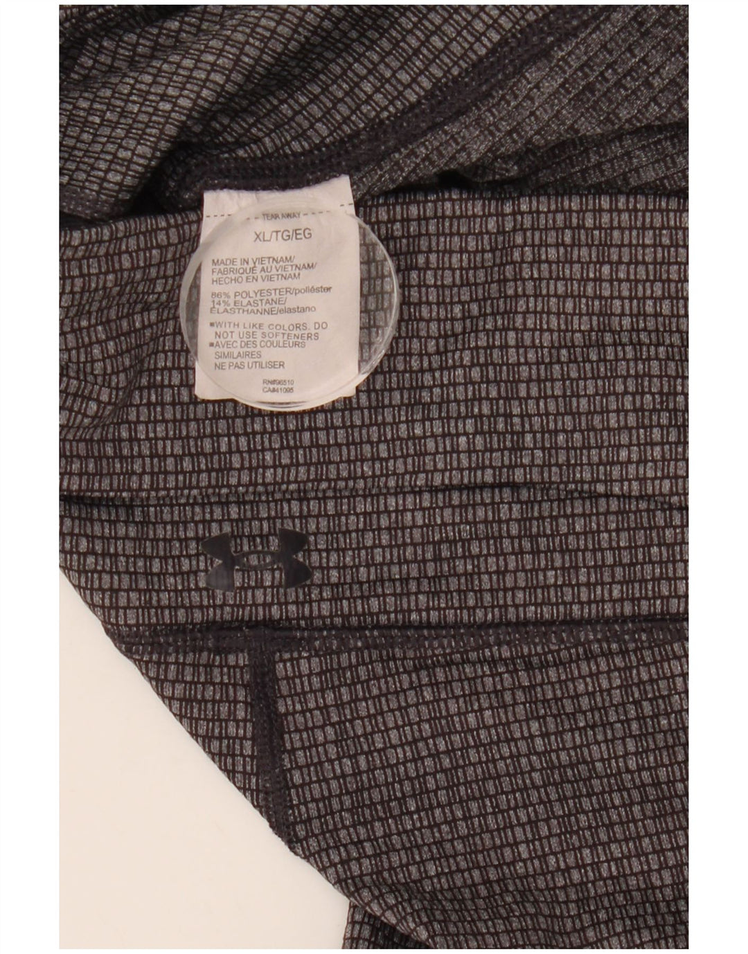 Leggings crop pentru femei UNDER ARMOUR Slim Fit UK 18 XL Gri Geometric