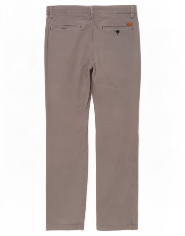 Pantaloni chino drepte pentru bărbați Timberland W32 L32 bumbac gri