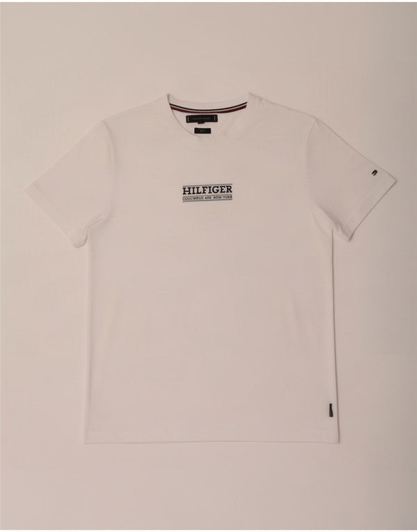 Tricou grafic pentru bărbați Tommy Hilfiger Top XL Bumbac alb